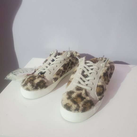 Vintage Havana fur mule sneaker slip on size 7.5 - Picture 1 of 7